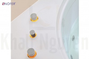 Hệ thống điều chỉnh vòi sen được sử dụng công nghệ Pop up hiện đại
