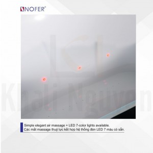 Hệ thống ánh sáng đèn LED của bồn NL-601 Plus.