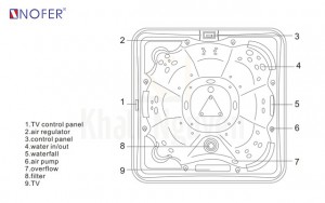 Bản vẽ kỹ thuật bồn SPA-006