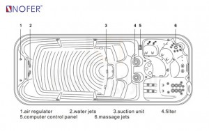 Bản vẽ kỹ thuật Bồn SPA 008