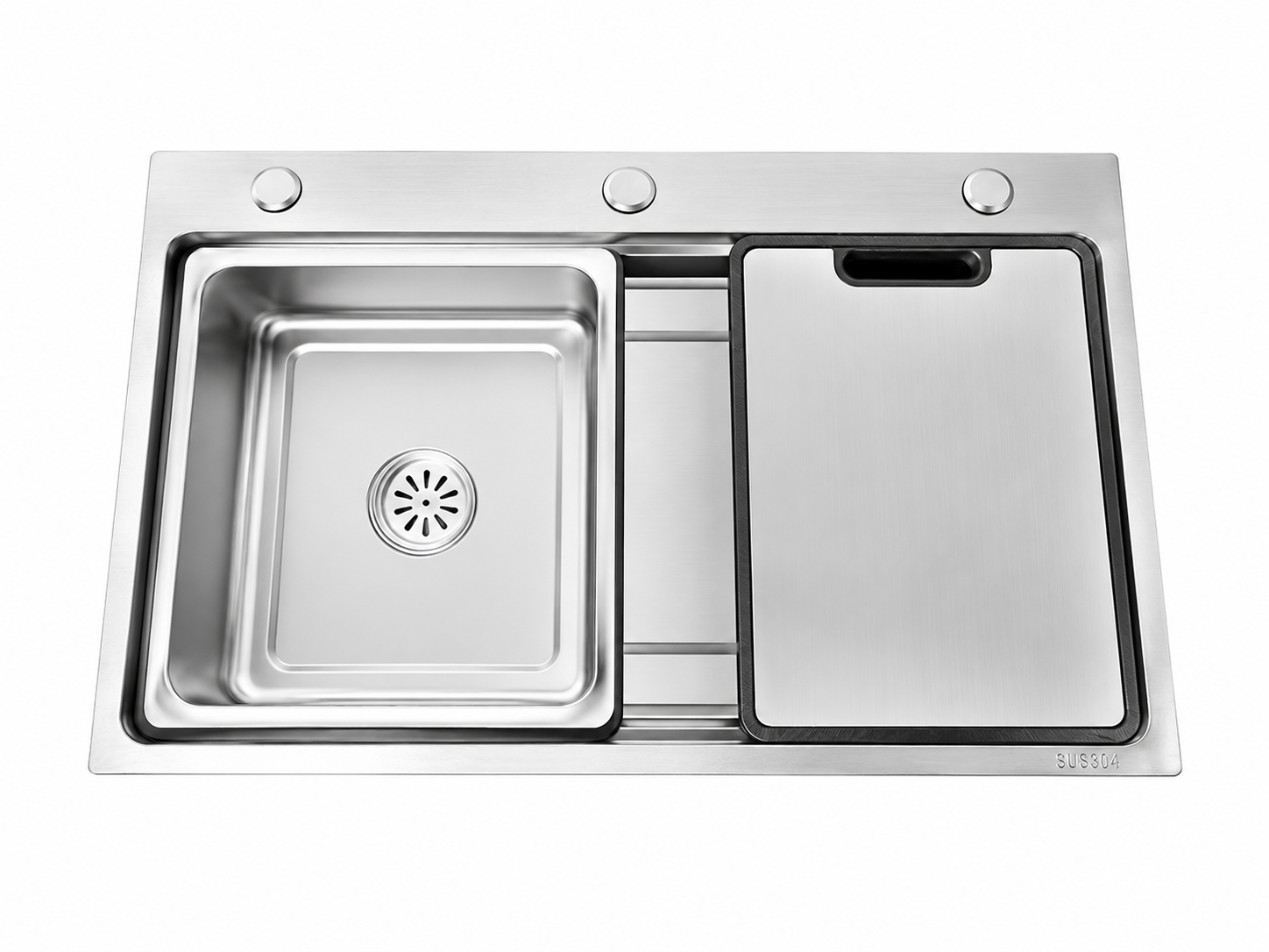 Chậu rửa bát 1 hố 7546-4.0 kèm theo phụ kiện