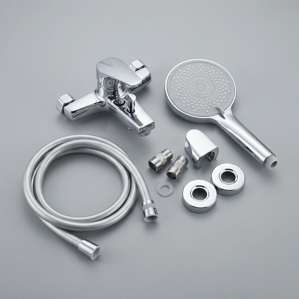 Bộ sen tắm thường mạ đồng