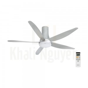 Qu?t Tr?n 5 Cánh Panasonic F-60UFN Màu B?c Xám