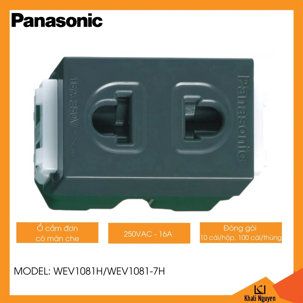 Ổ cắm đơn Panasonic WEV1081H/WEV1081-7H