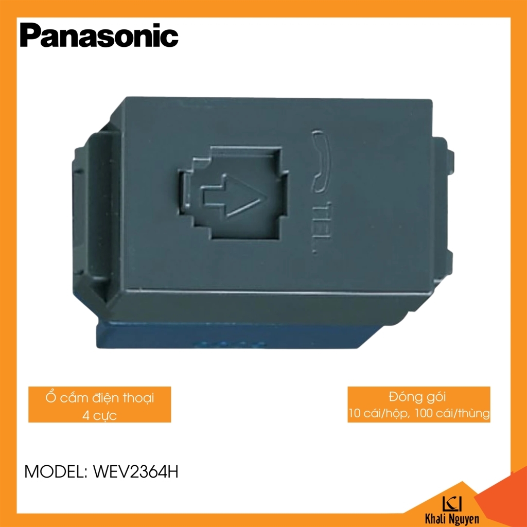 Ổ cắm điện thoại 4 cực Panasonic WEV2364H