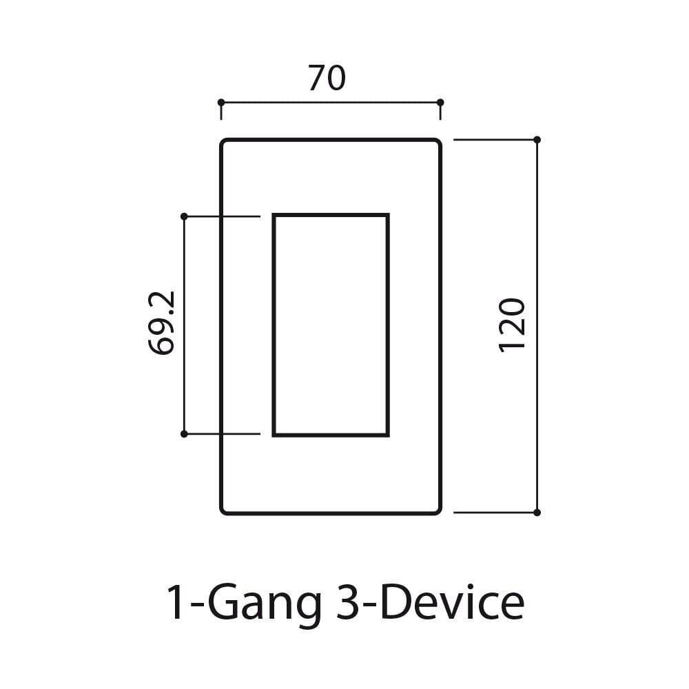 Bản vẽ mặt màu trắng Panasonic WEV68030SW