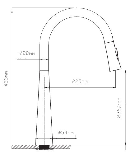 Bản Vẽ Vòi Bếp Paul Schmitt PA305K