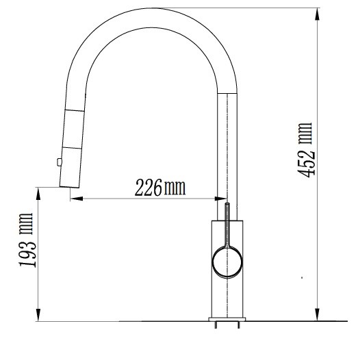 Bản Vẽ Vòi Bếp Paul Schmitt PA324KCBQ