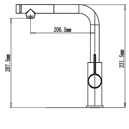 Bản Vẽ Vòi Bếp Paul Schmitt PA325K