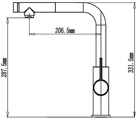 Bản Vẽ Vòi Bếp Paul Schmitt PA325KCBQ