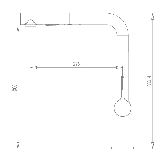 Bản vẽ vòi bếp Paul Schmitt PA340KS