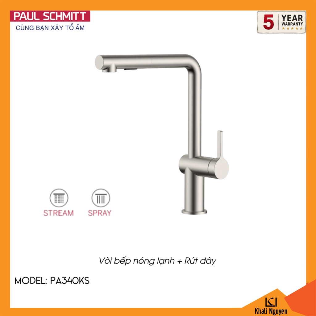 Vòi bếp Paul Schmitt PA340KS