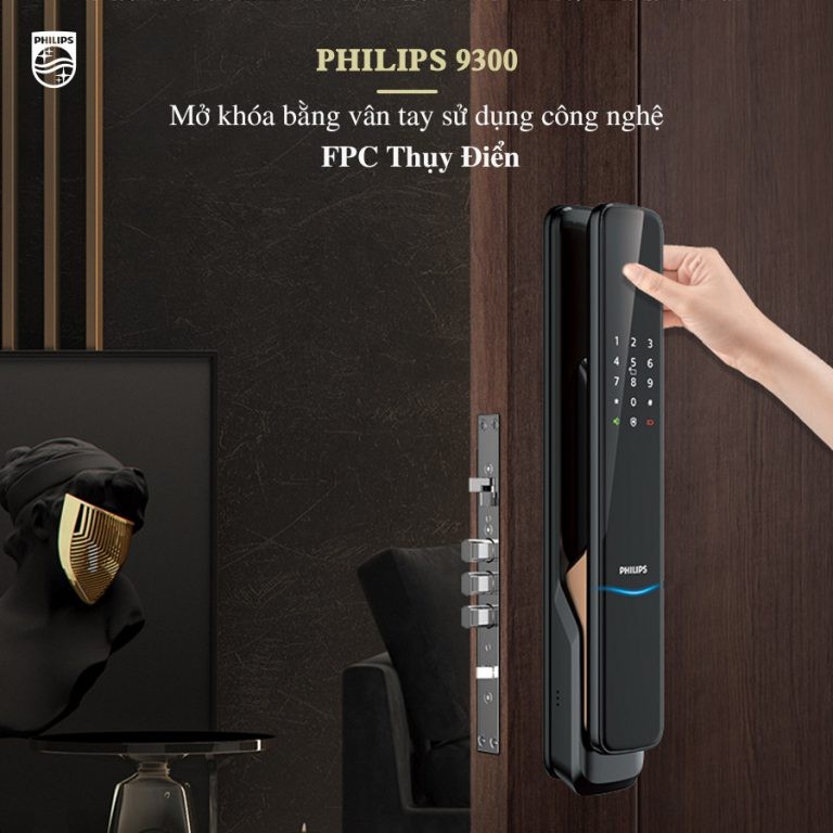 Khóa Điện Tử Philips 9300 - Hình 4