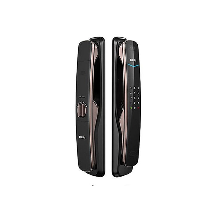Khóa Điện Tử Philips Anpha DDL702-8HWS Mở Khóa Bằng Face 3D,Video,App,Vân Tay