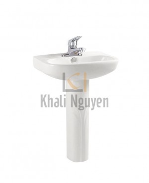Chậu rửa treo tường + chân dài Rangos RG-6003