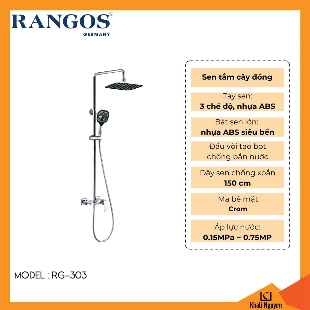 Sen tắm cây Rangos RG-303