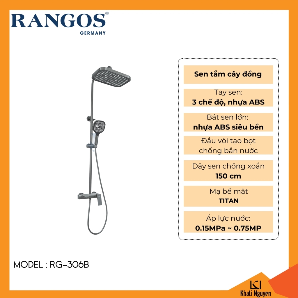 Sen tắm cây Rangos RG-306B