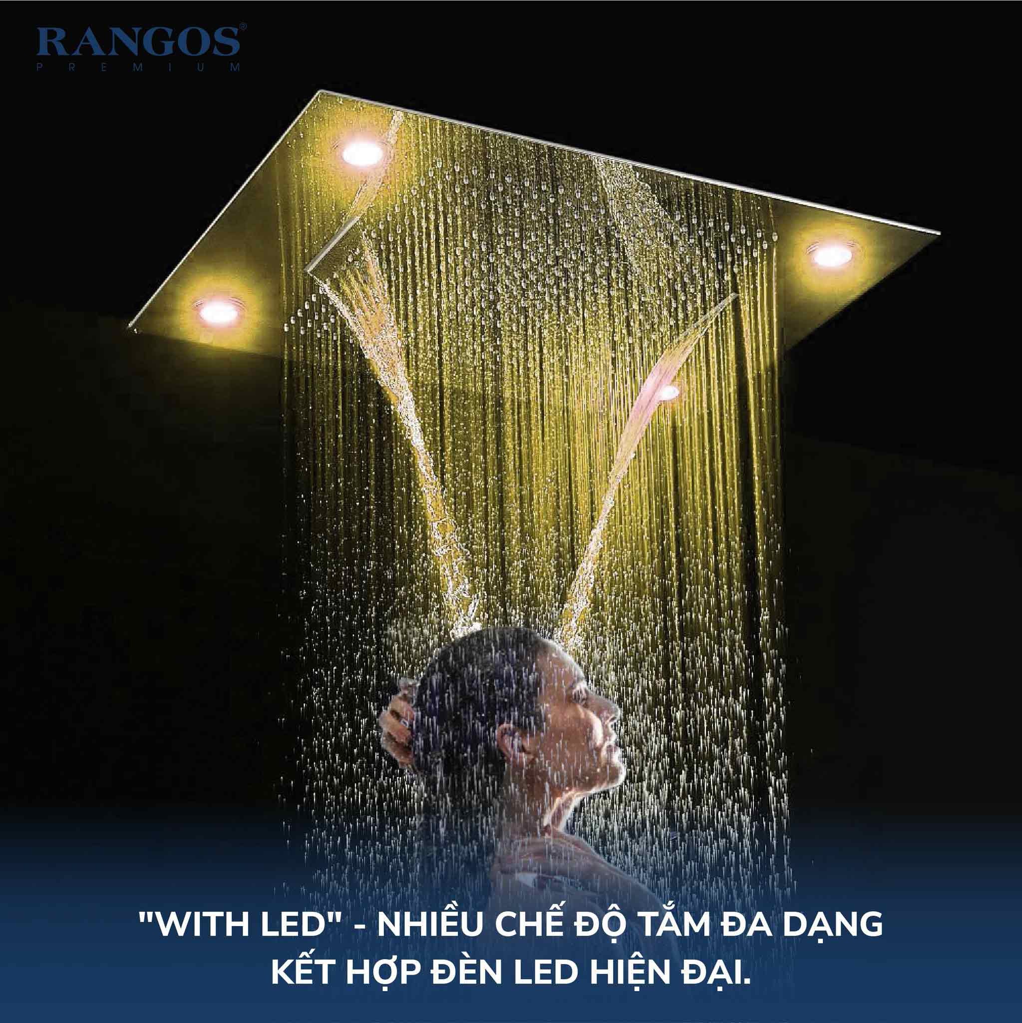 Sen tắm âm trần Rangos RG-3100 đèn led