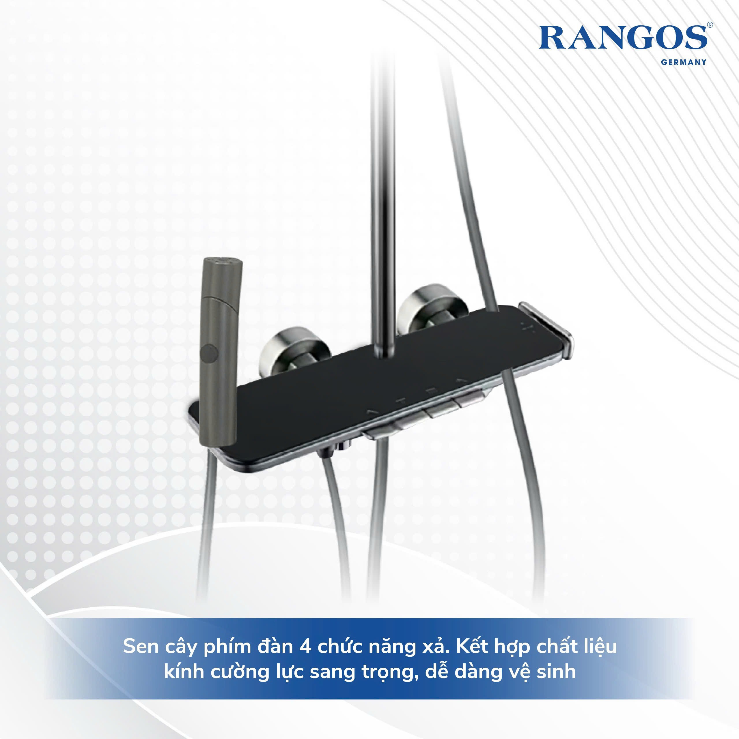 Sen tắm cây phím đàn Rangos RG-340B - hình 2