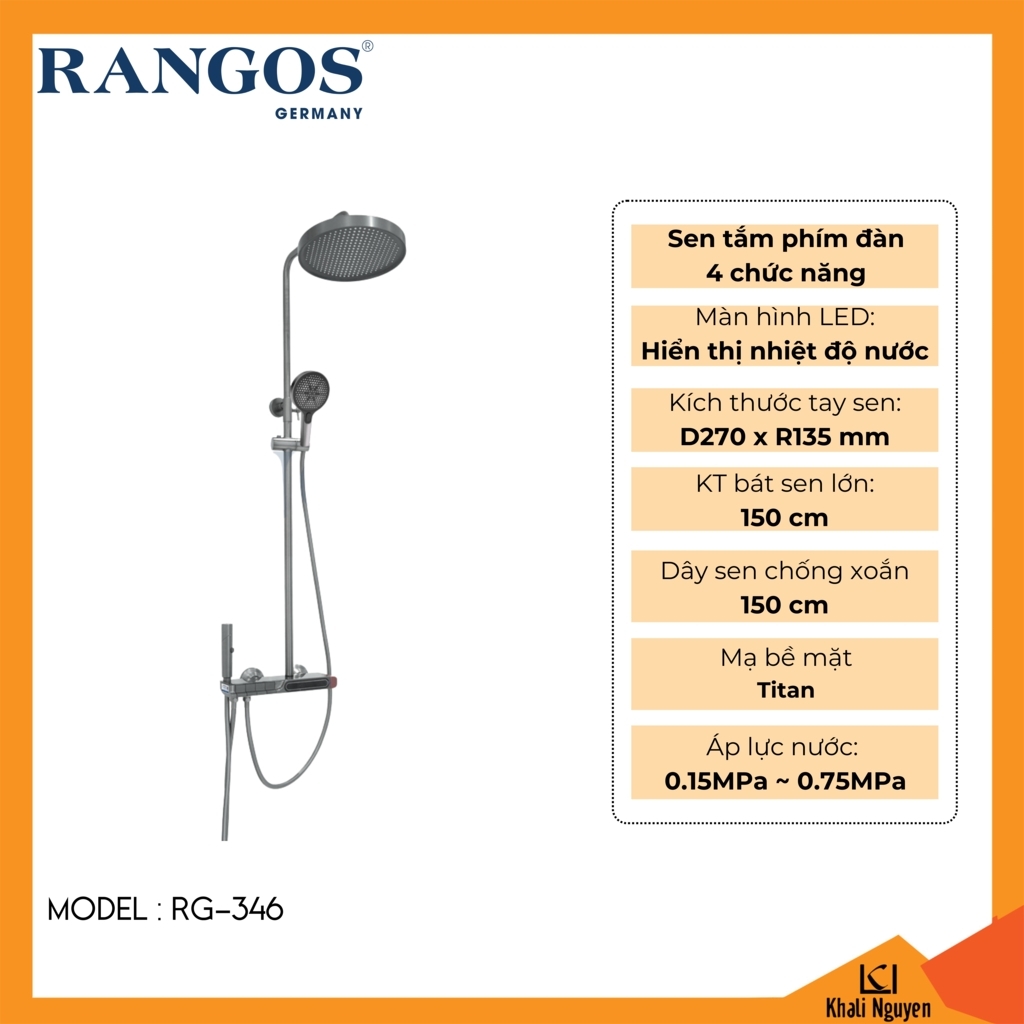 Sen tắm cây Rangos RG-346