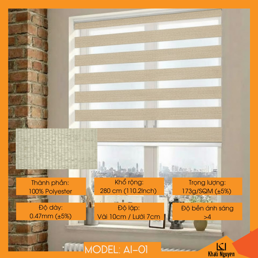 Rèm cầu vồng Hàn Quốc ASAHI AI-01