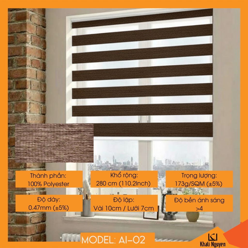 Rèm cầu vồng Hàn Quốc ASAHI AI-02