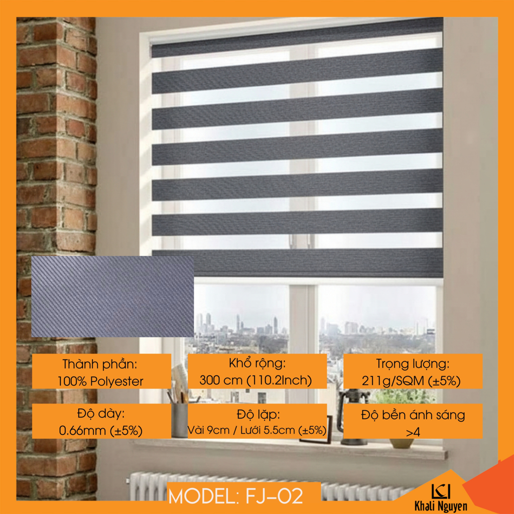 Rèm cầu vồng Hàn Quốc FUJI FJ-02