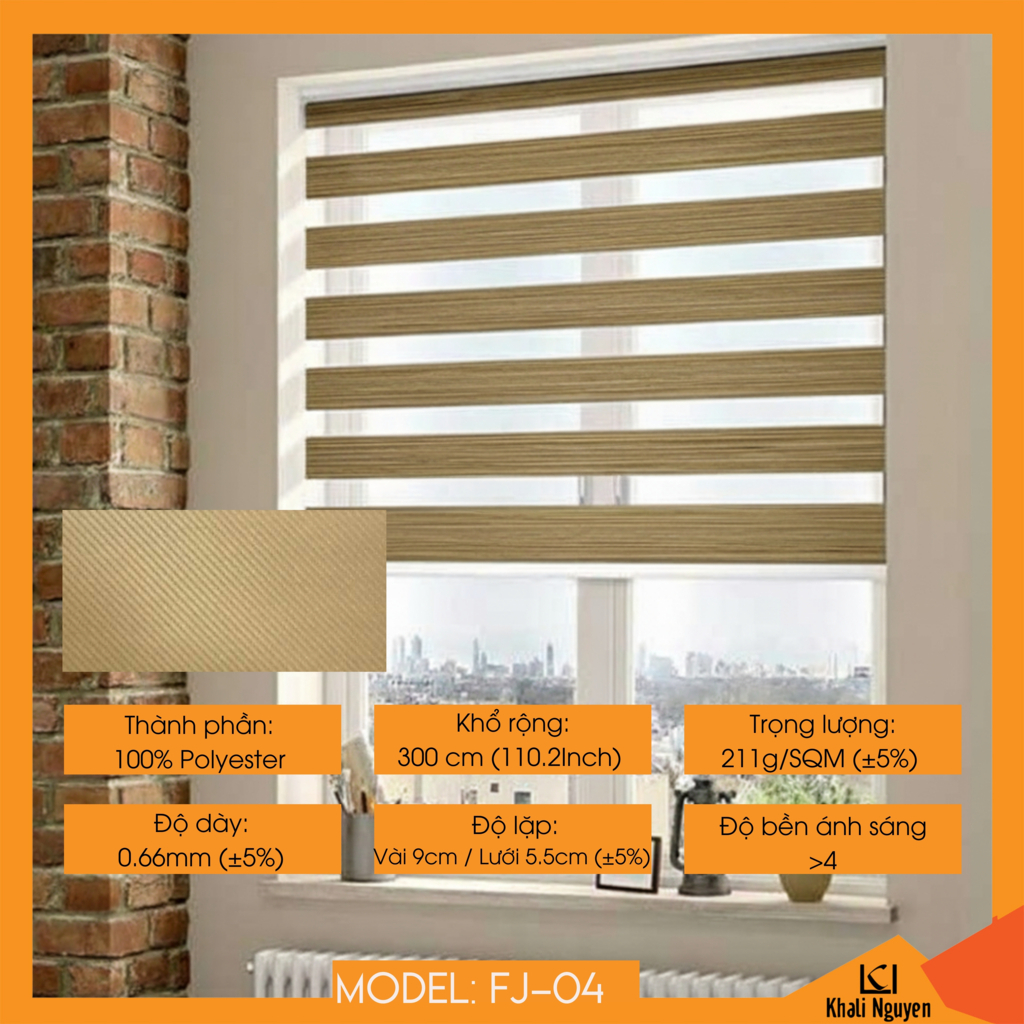 Rèm cầu vồng Hàn Quốc FUJI FJ-04