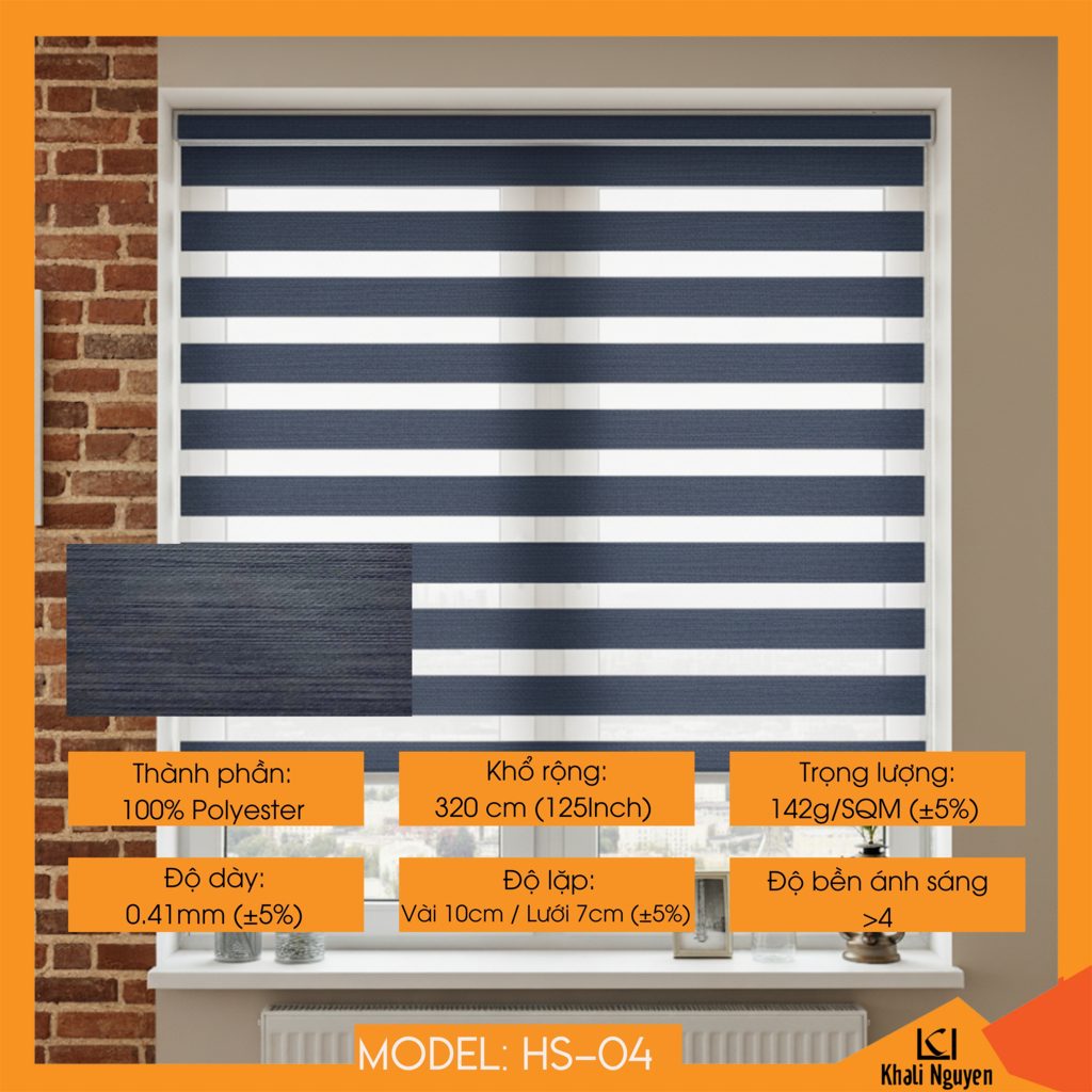 Rèm cầu vồng Hàn Quốc HASU HS-04