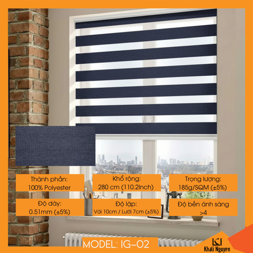 Rèm cầu vồng Hàn Quốc IZANAGI IG-02