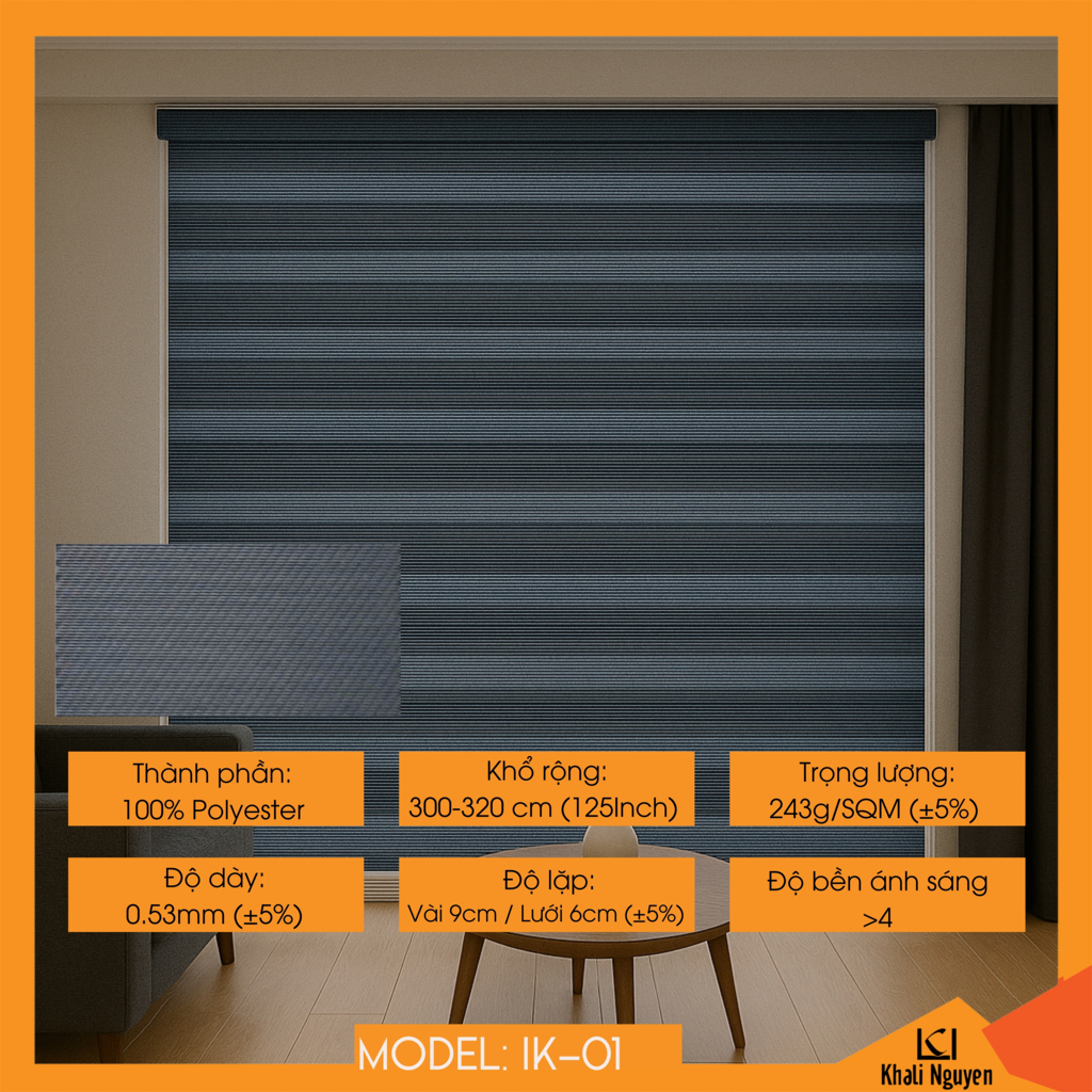 Rèm cầu vồng Hàn Quốc INSEKI IK-01