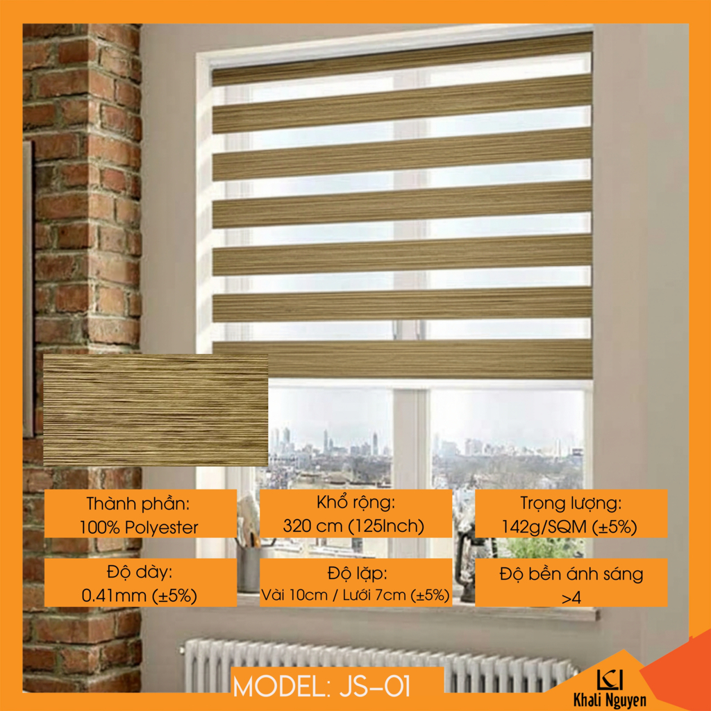 Rèm cầu vồng Hàn Quốc JASUMIN JS-01