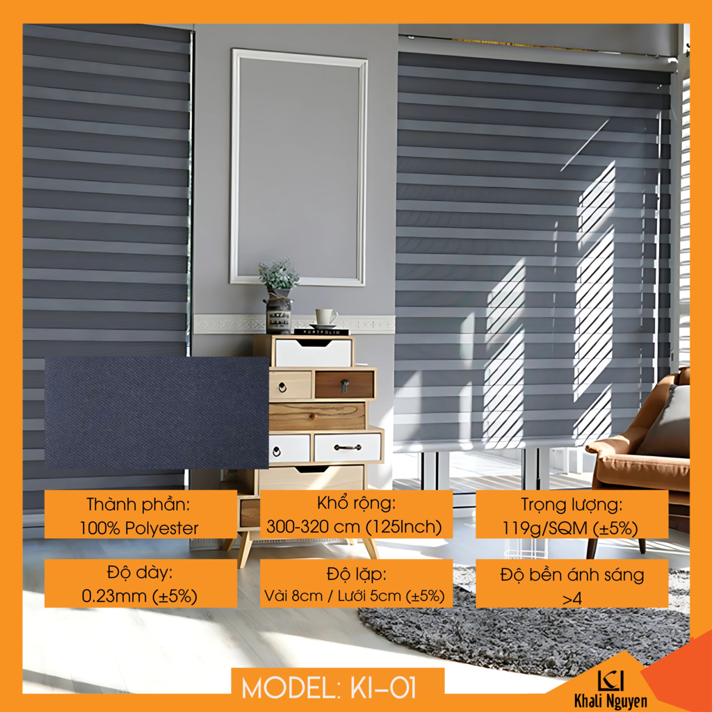 Rèm cầu vồng Hàn Quốc KESHIKI KI-01