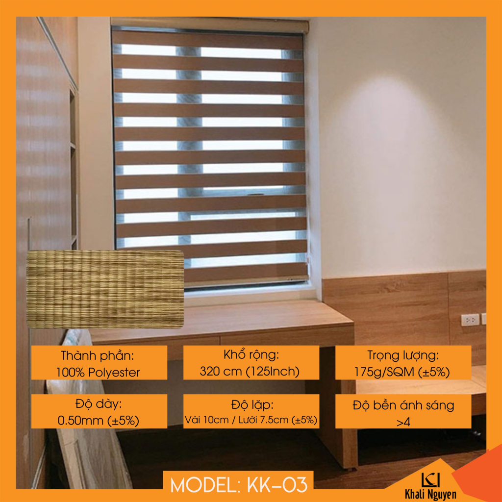 Rèm cầu vồng Hàn Quốc KIKU KK-03