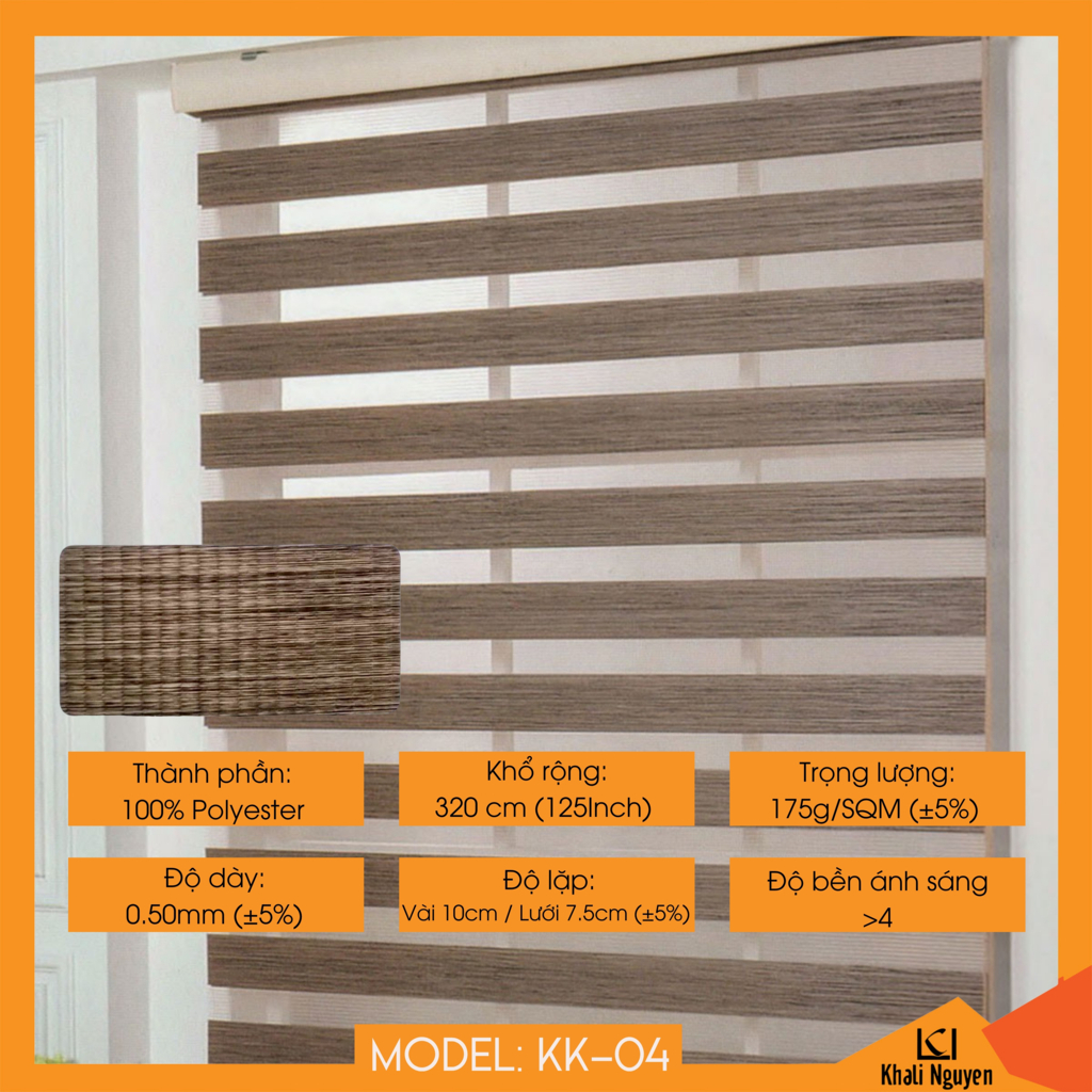 Rèm cầu vồng Hàn Quốc KIKU KK-04