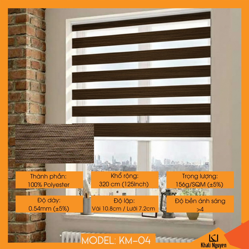 Rèm cầu vồng Hàn Quốc KAMIUMI KM-04