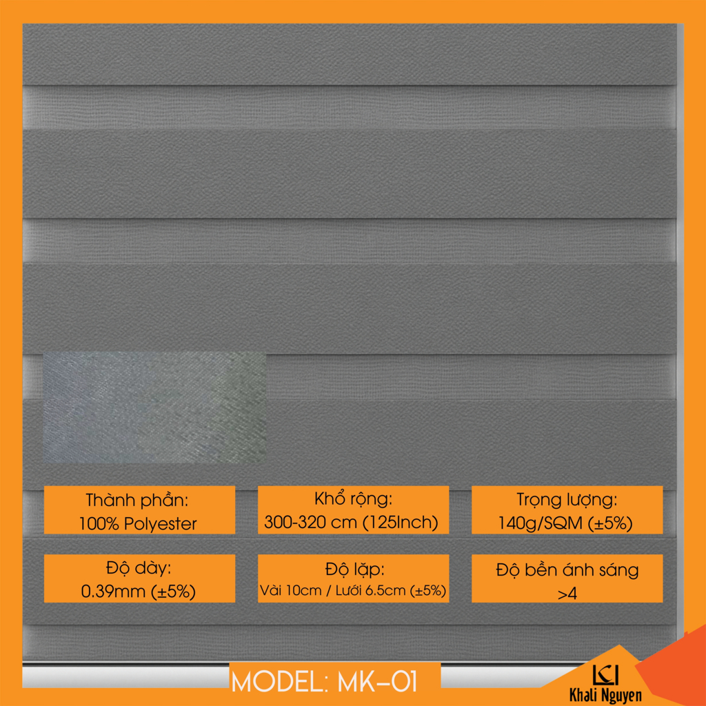 Rèm cầu vồng Hàn Quốc MOKUREN MK-01