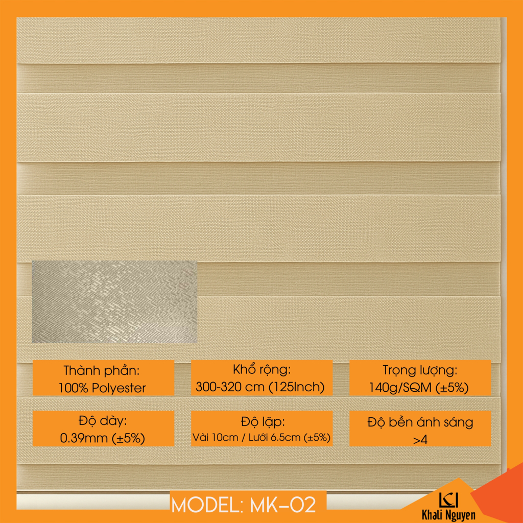 Rèm cầu vồng Hàn Quốc MOKUREN MK-02