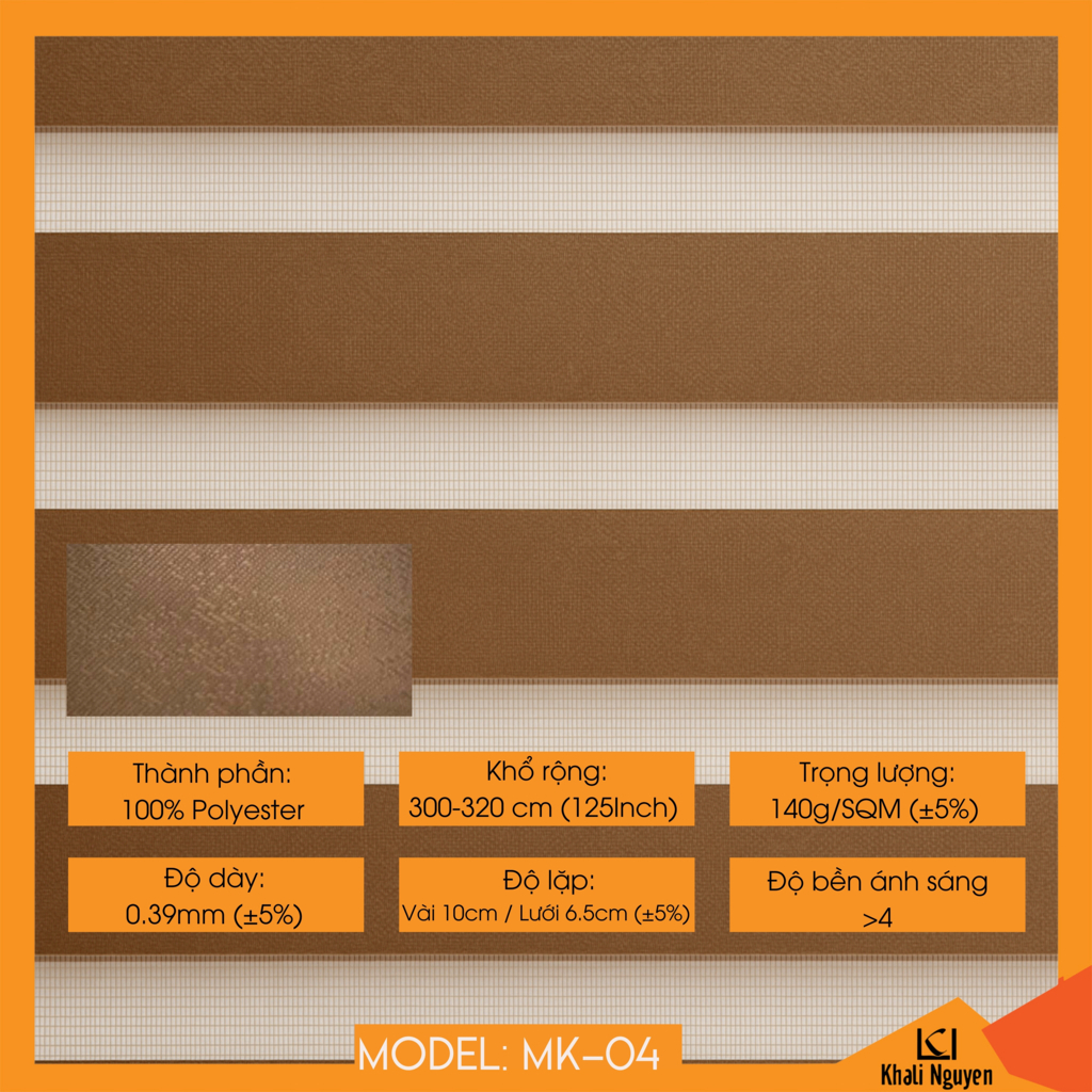 Rèm cầu vồng Hàn Quốc MOKUREN MK-04