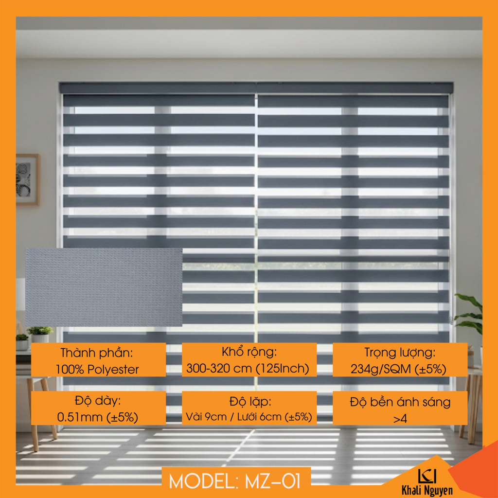 Rèm cầu vồng Hàn Quốc MIZUMI MZ-01