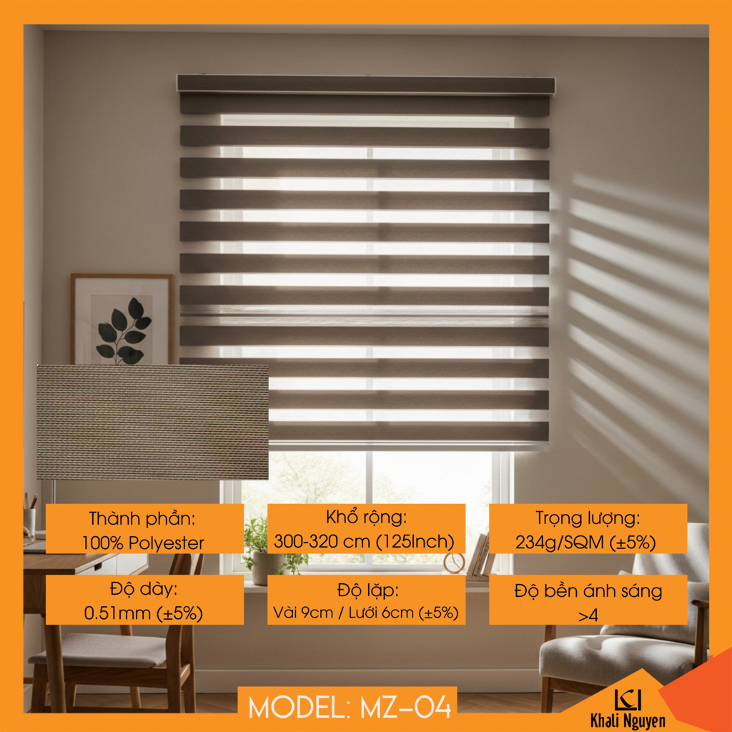 Rèm cầu vồng Hàn Quốc MIZUMI MZ-04