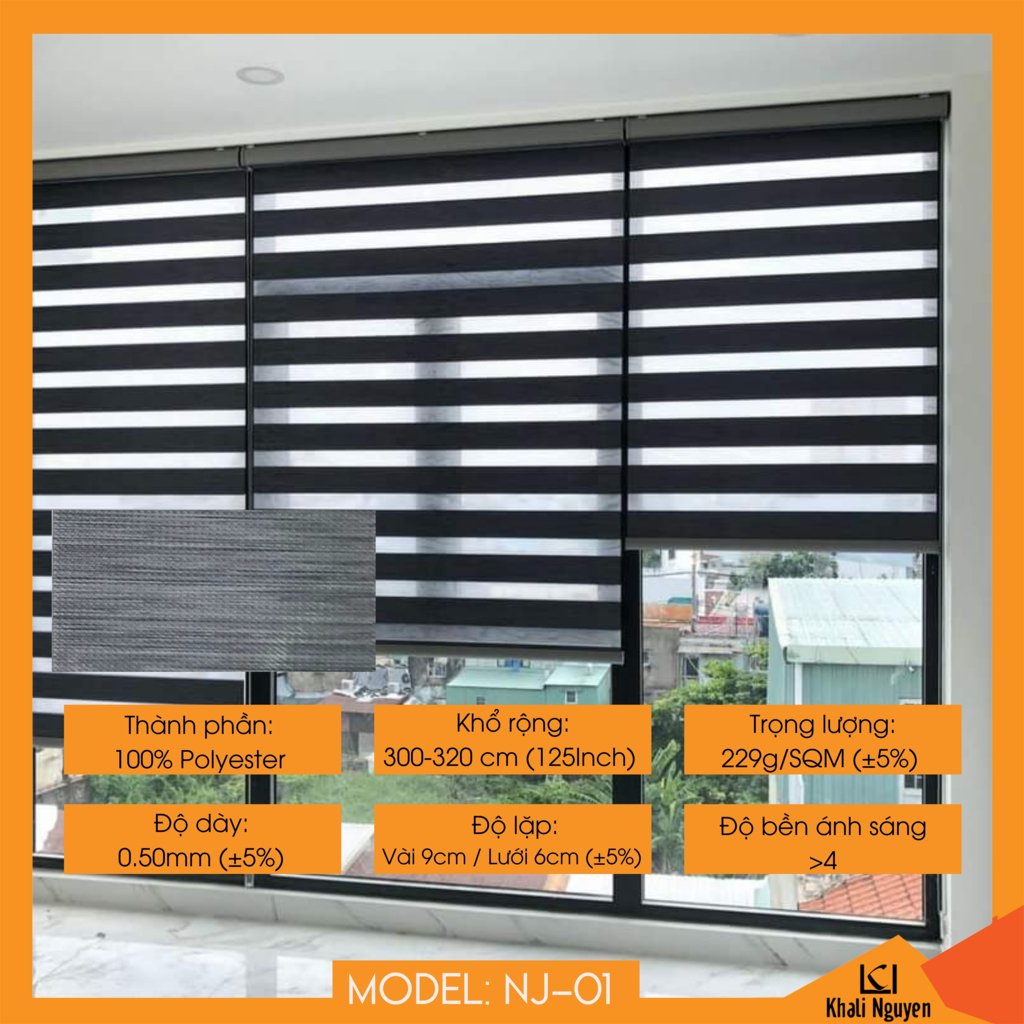 Rèm cầu vồng Hàn Quốc NIJI NJ-01