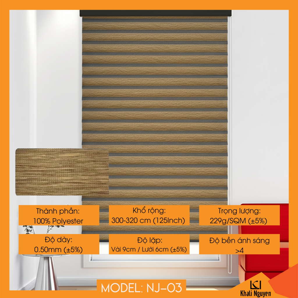Rèm cầu vồng Hàn Quốc NIJI NJ-03