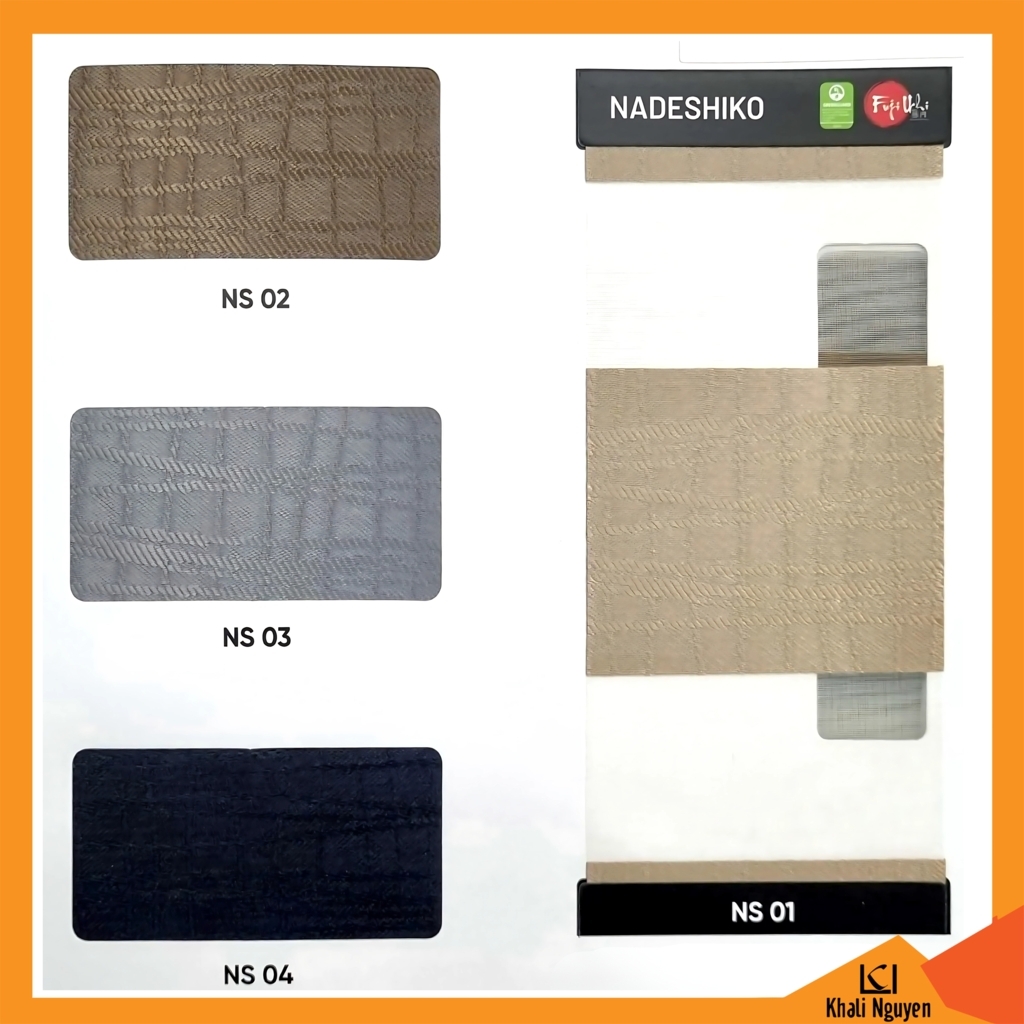 Bảng màu rèm Hàn Quốc NADESHIKO