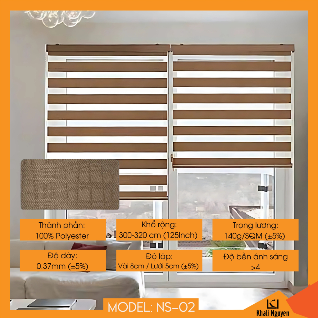 Rèm cầu vồng Hàn Quốc NADESHIKO NS-02