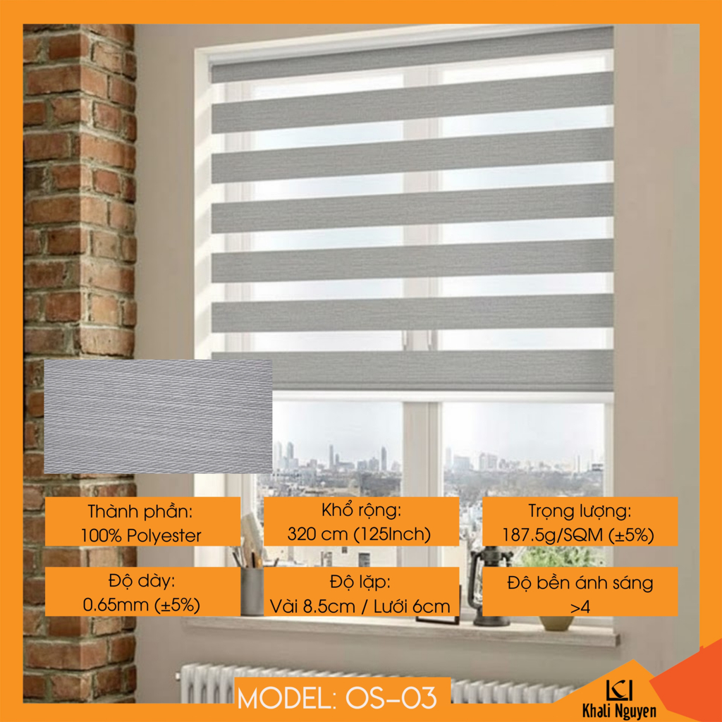Rèm cầu vồng Hàn Quốc OHISAMA OS-03