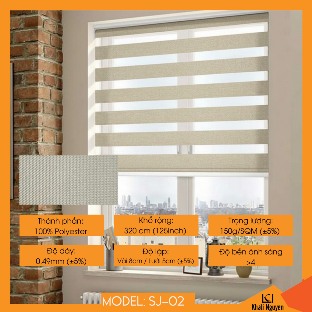 Rèm cầu vồng Hàn Quốc SUIJIN SJ-02