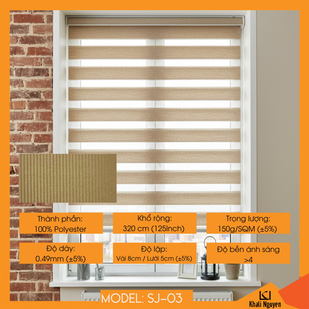 Rèm cầu vồng Hàn Quốc SUIJIN SJ-03