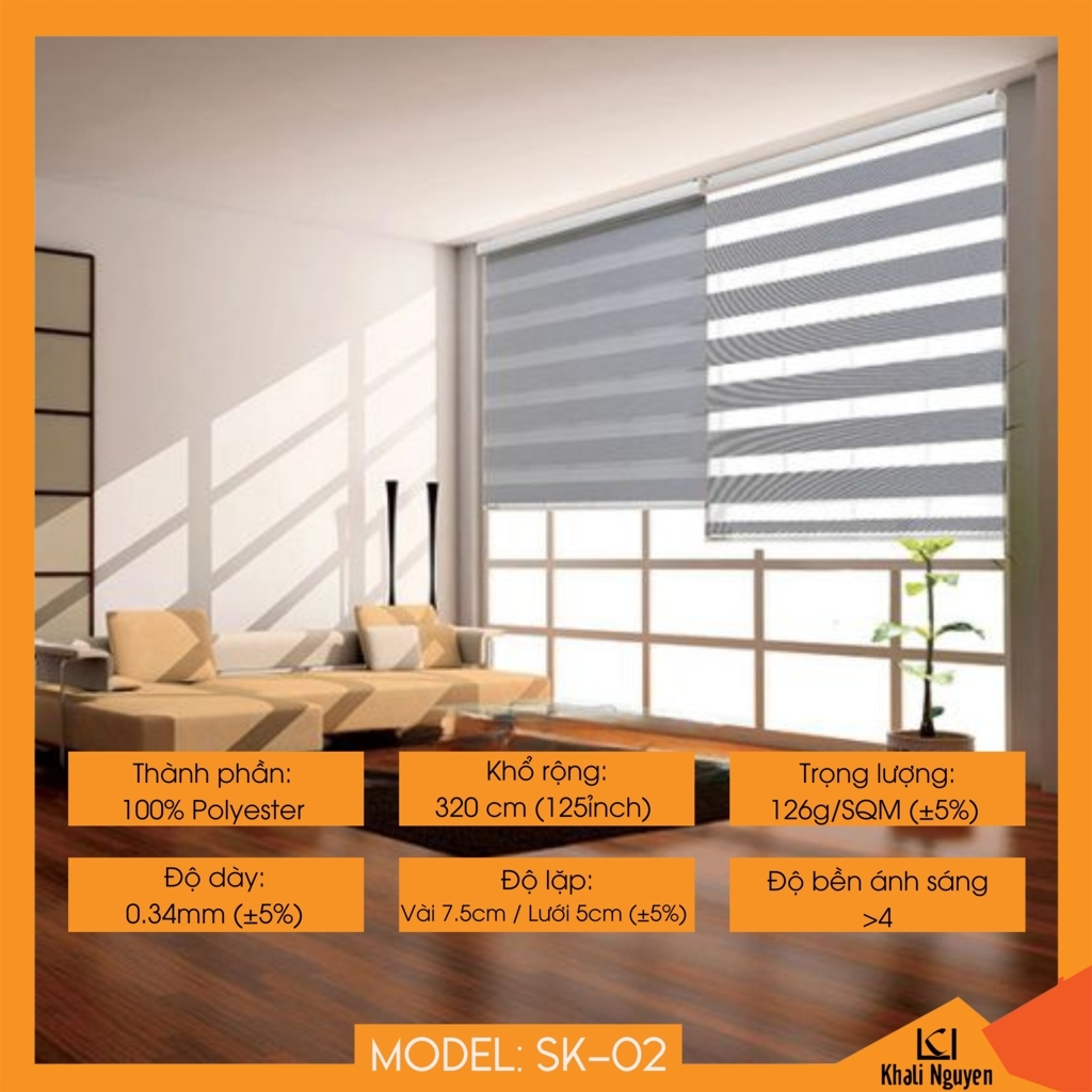 Rèm cầu vồng Hàn Quốc Sakura SK-02