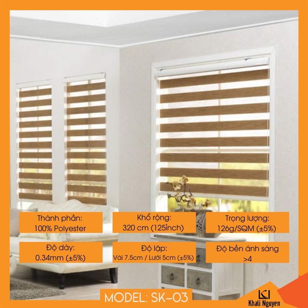 Rèm cầu vồng Hàn Quốc Sakura SK-03